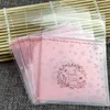 Подарочная упаковка 95-100pcs конфеты пластиковые самостоятельные сумки выпекать торт сумки день рождения рождественский печенье печенье