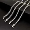 2 mm 3 mm 4 mm 5 mm 6,5 mm 7 mm 7,5 mm 8 mm Klassiskt halsband Silver Vvs Moissanite Herrkedjor Fine Jewelry Tennis Chain