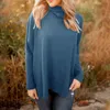 Women's Blouses Ladies Interviews Women's Autumn Solid Color Pullover Pile Collar Top Shirt Long Women Work Tops Hi Blouse