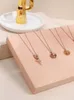 Jewelry Pouches Solid Wood Pendant Chain Display Holder Stand Brief But Elegant Jewellery Rack