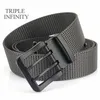 Ceintures Métal Double Boucle Ardillon Ceintures Respirant Nylon Tactique Ceinture Durable Longue Ceinture Militaire Pour Hommes À Séchage Rapide Jeans Ceinture Randonnée W0317