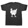 Men's T Shirts Funny Christmas Dabbing Chicken Farm Farmer Gift T-Shirt Summer Style Fashion Short Sleeves Shirt Men