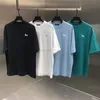 Tee algodão camiseta verão manga curta ondas balencaigaly homens mulheres amantes luxo tshirts moda sênior puro balencigaly alta qualidade top tamanho grande s4xl desi