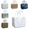 Дизайнерская пляжная сумка для женщин, большие eva Печать сумочки сумки