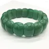 Strand Gioielli di moda Avventurina Opale Unakite Jaspe Perline di cristallo Gemma Bracciale elasticizzato 7,5 "WB773