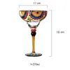 Бокалы для вина творческая маргарита 270 мл ручной работы красочное коктейль Кубок Европы бокал для шампанского бар -вечеринка домашняя посуда