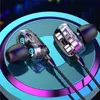 Dual Drive 6D Stéréo Bluetooth Écouteurs Filaire Écouteur Universel In-Ear Heavy Bass Stéréo Filaire Écouteurs Sports Gaming Headsets avec Micro Pour Téléphone