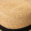 Szerokie czapki po brzegi 202304-HH5203 Chic Model Show Summer Słomy Chiński Proces tkania rąk pustego wypoczynku Lady Sun Cap Women Hat Eger2