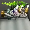 Smoking Pipes Coloured strawberry glass pot Glass bongs Oil Burner Glass Water Pipe Oil Rigs Smoking