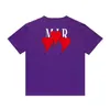 Am Mens Tshirts Am Brand Tshirt Love Printing Классическая печать краски повседневная мужская и женская хлопковая футболка