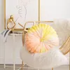 Pillow 35-15Cm Creative Nordic Style Round Tie Dye Dream Dazzling Pumpkin Wheel Design Home Chair Tatami Bed Sofa