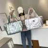 공간 코 튼 여행 가방 조정 가능한 패션 캐빈 토트 백 핸드백 여성을위한 수하물 방수 피트 니스 숄더 백에 운반