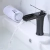 Bathroom Sink Faucets Waterfall Tap Washbasins Furniture Home Improvement Accessories Cold And Water Fixture Black Mixer Kit