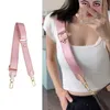 Hoge kwaliteit echt lederen tas onderdelen canvas riemen vrouwen verstelbare designer crossbody riemen vervangende vrouwen tas handtas riem portemonnee cross body schoudertassen