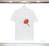 T-shirt de luxe Hommes Femmes Designer T-shirts Court Mode d'été Casual avec des lettres Fleurs