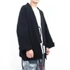 Men's Jackets Knitted Kapital Frenulum Retro Wool Taoist Robe Kendo Suit Japanese Style Cardigan Coat For Men Wome