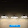 Hanglampen 2023 LED Crystal Dining Room Kroonluchter Drie moderne minimalistische ronde woonbalktafel