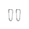 Boucles d'oreilles créoles 925 en argent Sterling trombone en forme pour femmes hommes poisson couleur or créativité bijoux boucle d'oreille