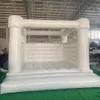 Inflatable White Bounce House PVC Bouncy Castle/Moon Bouncer House/Bridal Bounce Wedding jumper free ship