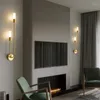 Wall Lamps Modern Crystal Long Sconces Led Lamp Switch Laundry Room Decor Cute Bathroom Light Retro Applique
