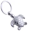 Porte-clés créatif en métal tortue, joli pendentif Animal, cadeau d'anniversaire