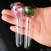 Las cachimbas mezclaron el vidrio al por mayor del pote del humo del color Bongs los accesorios, fumar de cristal del tubo de agua