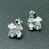 Brincos de garanhão vendendo lindos 925 Silver Fire Opal CZ Star Womens para Presente