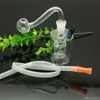 Hookahs Mini pote quadrado garrafa de água de vidro Atacado Bongs Queimador de óleo Tubos de água de vidro