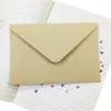 Greeting Cards 50 Pcs/lot Simple Brown Kraft Paper Envelope DIY Multifunction envelope Gift card envelope For Thanks Invitations 230317