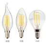 레트로 에디슨 LED 필라멘트 전구 램프 AC 220 V-240 V 라이트 C35/C35L/G45 유리 빈티지 양초