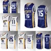 Custom 92 White Metropolitans Steeve Ho You Fat French Basketball Jersey Mets Metro 92 # 15 Away Blue Jerseys Мужчины Женщины Молодежь