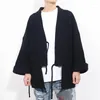 Men's Jackets Knitted Kapital Frenulum Retro Wool Taoist Robe Kendo Suit Japanese Style Cardigan Coat For Men Wome