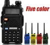 BaoFeng UV-5R Talkie-walkie Dual Band 136-174Mhz 400-520Mhz Émetteur-récepteur radio bidirectionnel avec batterie 1800mAH et écouteurs gratuits (BF-UV5R)