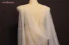 Wraps Jackets G41 Bridal Cape Veil met parels sjaal bolero capes voor kleding bruid tule zomer8352783