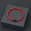 Bedelarmbanden minimaallijst kiel touw armband handgemaakte magneet gesp braslet trendy mannen vrouwen yoga braclet vriendschap sieraden polsbandje