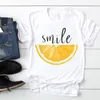 Women's T Shirts Women Pineapple Watercolor Lady Print Tee Female Tshirts Clothes T-Shirt Fashion Ladies 90s Cartoon Summer Graphic Top