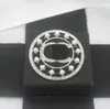 Luksusowe projektantki kobiety broote literowe 18 -karatowe kryształowy kryształowa broszka biżuteria broszka perłowa pinek