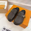 2023 Mannen Gemakkelijk Slides Gezellige Comfort Mules Womens Luxe Leer Platte Slippers Platform Sandaal Mode Zomer Bloemen Schoenen Maat 35-45