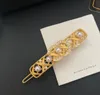 Hair Clips Barrettes Designer Famous Letter Crystal Hairpin Small fragrance wind inset diamond hairpins socialite classic style