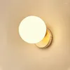Vägglampor modern sconce ljus nordisk sovrum sovrum ledlampa utan glödlampa hem inomhuslampor fixtur