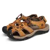 Plaj Erkek Sandalen Sandalen için Cuero Sandalen Playa De Maskulino Slayt Summer Sandles Kauçuk Taşıyıcılar Couro Sandalle Rasteira Man