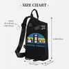 Backpack Pluto Never Forget Chest Bags Boy Reminder Memory Galaxy Print Shoulder Bag Leisure Phone Small Cycling Daily Sling