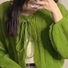 Damskie dzianiny Japan Girl Sweet Style Sweet Kawaii Sweater Korean Cropged Swetigan Sweters dla kobiet jesienne zimowe ubrania