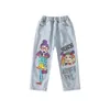 Jeans Llegada Jeans para niñas Dibujos animados Anime Belleza Hipster Jeans para niños Ropa para niños Jeans para niñas adolescentes Niños 3-13 años 230317