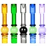 glass one hitter smoke pipe tobacco spoon Heavy dichronic dichroic mix color and style free shipping wholesale 5 Inch