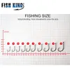 Hameçons de pêche FISH KING 50pcs Crochet de pêche TOMARU avec anneau 3 # -12 # Hameçon barbelé Carp Feeder Anzol Fishhook Jig Hook Du Japon P230317