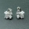 Brincos de garanhão vendendo lindos 925 Silver Fire Opal CZ Star Womens para Presente