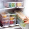 Dinware sets 1 stks keuken koelkast lunch organizer opbergdoos deksel koelkast verdikte pantry lade containers gereedschap gereedschap