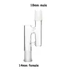 Bong Glass Adapter Vattenrör Dab Rig Accessory 10mm 14mm 18mm hane till kvinna