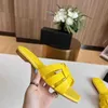 Luxury women slipper sandal flats tribute patent leather sandals slides Open square head outdoor beach shoes slip on factory sale